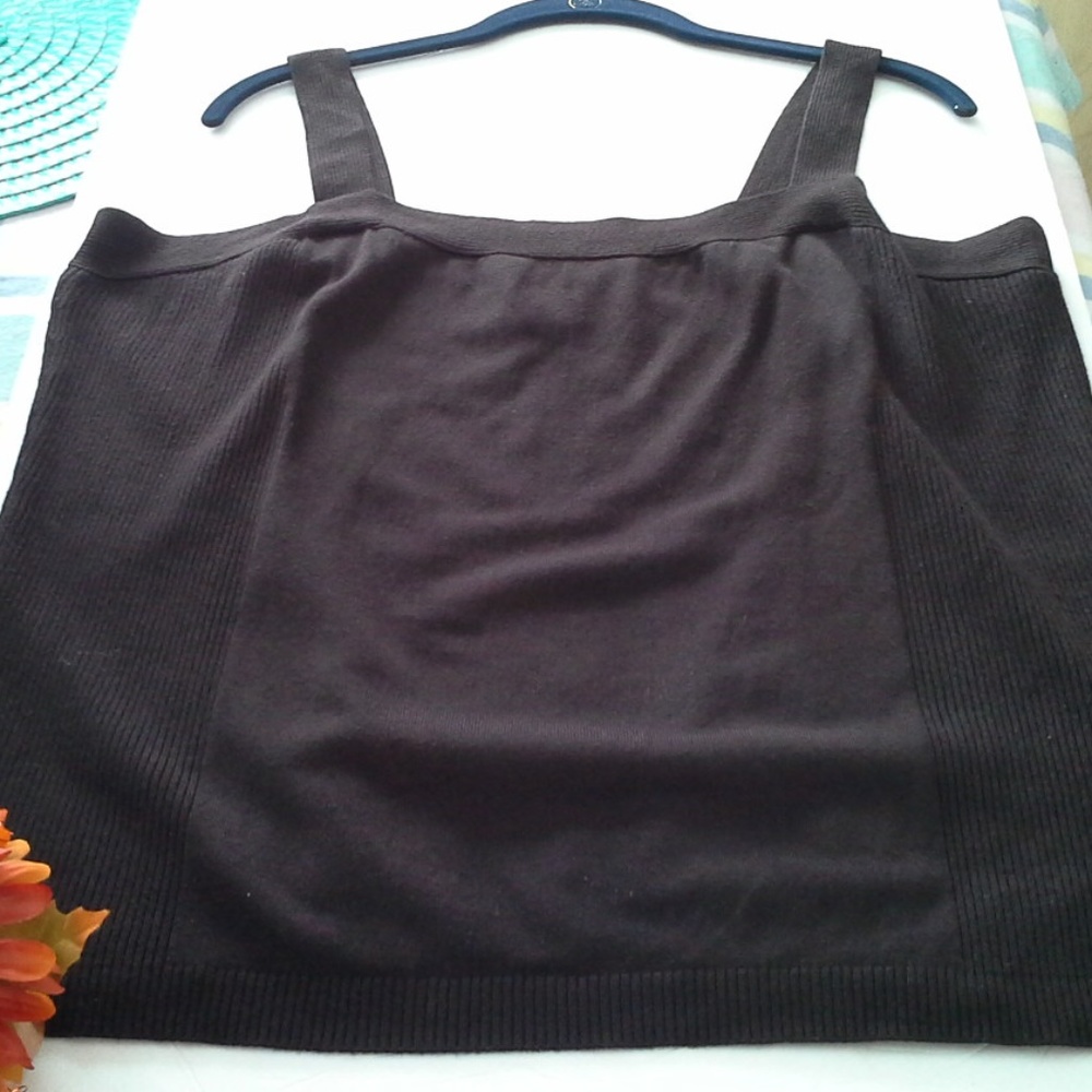 Brown Ribbed Sweater Tank Top *HOST PICK x 2* - Picture 2 of 8